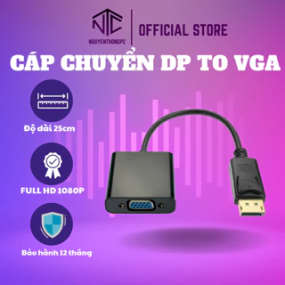 Cáp chuyển đổi DP displayport  sang VGA  1379911