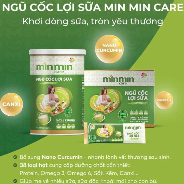 (Chính Hãng) NGŨ CỐC LỢI SỮA CAO CẤP MIN MIN CARE