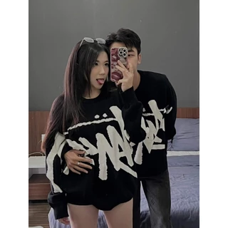 Áo Len Sweater Stussy Nam Nữ In Chữ Siêu Đẹp - Áo Len StusSSy Hàng Quảng Châu Chất Len Dày Dặn Hàng Loại 1