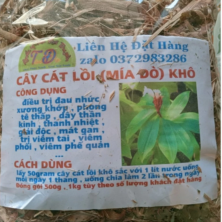 1kg cây mía dò ( cát lồi ) khô