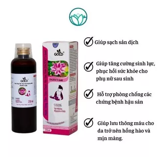 Xông Tắm Mẹ Sau Sinh Thảo Dược Daodo’s Gold 250ml phục hồi sức khỏe, chống các chứng hậu sản, cân bằng cảm xúc | Ban Mai