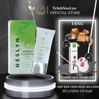 Kem Chống Nắng Nâng Tone NesLyn Suncream Glutathione UV Plus chống nắng 5 màng lọc, nâng tone thay thế kem nền makeup.