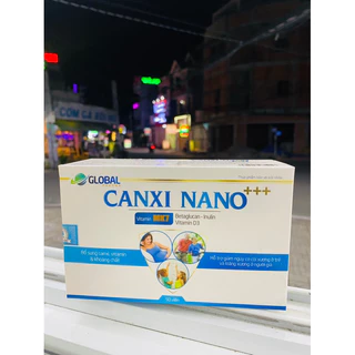 CANXI NANO +++ Vitamin MK7 Betaglucan - Insulin Vitamin D3 Hộp 5 vỉ x 50 viên