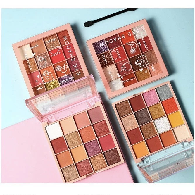 Bảng Phấn Mắt 16 Màu Colourpop Phấn Mắt Trang Điểm  Nhỏ Gọn,Tiện Lợi, Dễ Dàng Sử Dụng-lily_cos_metic