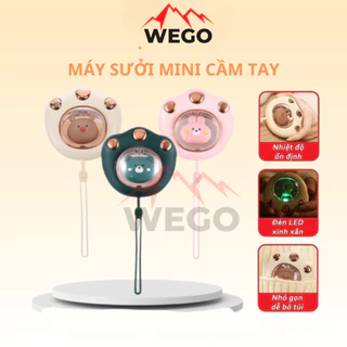 Máy Sưởi Mini Cầm Tay Hình Bàn Chân Mèo Sưởi Tay Làm Ấm Nhanh Pin Sạc 2400mAH Nhỏ Gọn Bỏ Túi Siêu Tiện Lợi