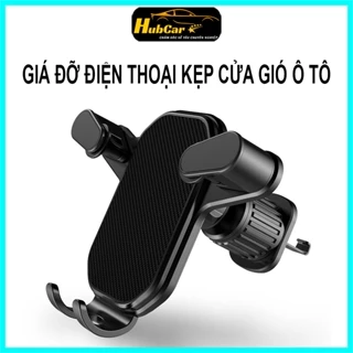 Giá Đỡ Điện Thoại Trên Ô Tô Giá Kẹp Điện Thoại Khe Cửa Gió Điều Hòa Kẹp Chắc Chắn Xoay 360 Độ Giúp Lái Xe An Toàn