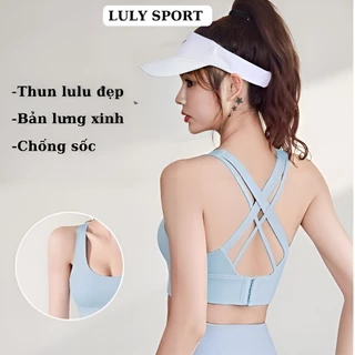 Áo ngực thể thao LULY SPORT ,chất thun lạnh mềm mịn,có sẵn mút ngực mút dời) nâng ngực,chống sốc tốt