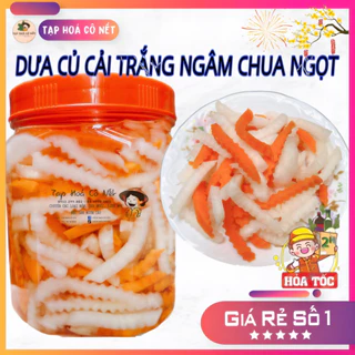 [Hoả Tốc] Dưa Chua Củ Cải Muối Chua Ngọt Nhà Làm