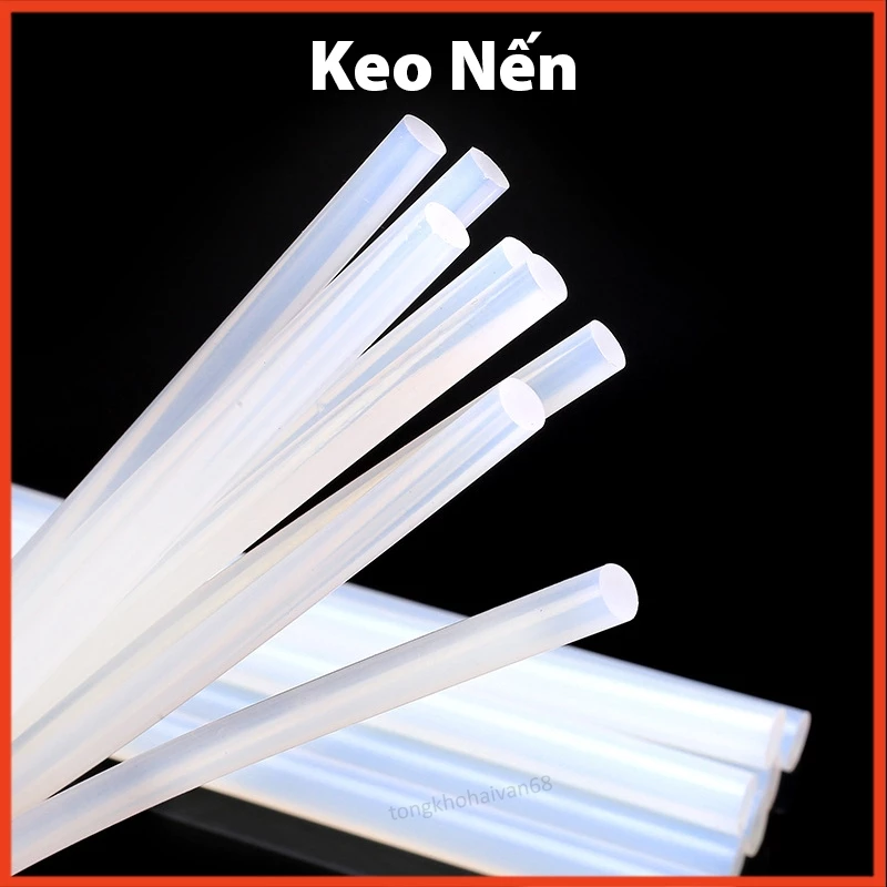 Keo nến silicon size 7mm-11mm dài 20cm-27cm dành cho máy bắn keo 20w và 60w thiết kế đơn giản tiện dụng