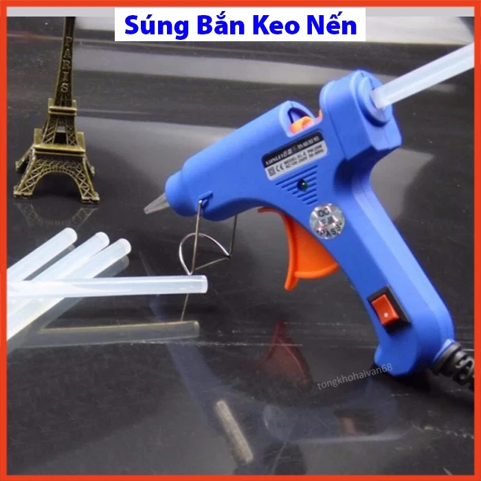 Súng Máy 20W Bắn Keo Nến Silicon  Nhiều Màu Sắc Lựa Chọn Thiết Kế Đơn Giản Tiện Dụng