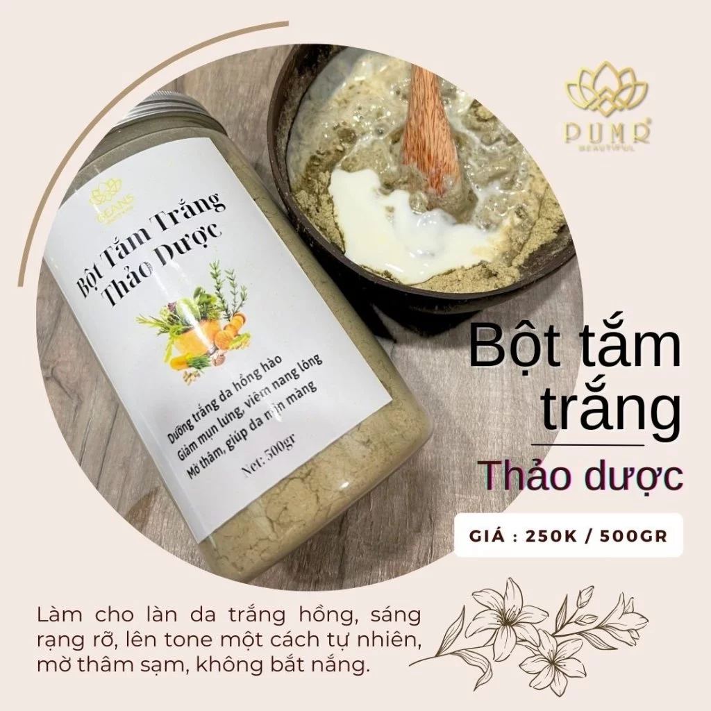 BỘT TẮM TRẮNG PUMR