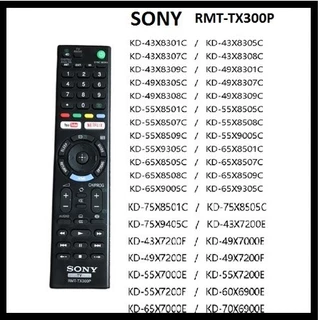 Điều khiển tivi sony RMT-TX300P dùng cho các dòng TV smart hàng tốt