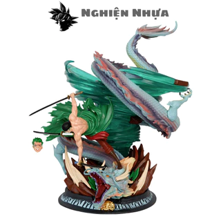 Mô Hình OnePiece Zoro rồng lốc xoáy - cao 28cm - rộng 25cm - nặng 2kg4 - Figure OnePiece - Có Hộp