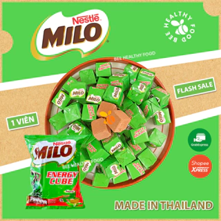 [1 VIÊN] Kẹo Milo Cube Nestle Chính Hãng Thái Lan (Viên 2,75g) / Kẹo Milo Energy Cube Cacao Sữa Siêu Thơm Ngon