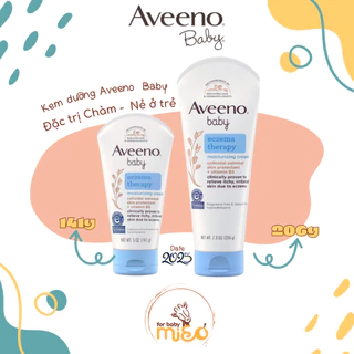 [ Nhập Mỹ ] Date 2025 - Aveeno Kem bôi chàm cho bé Aveeno Baby Eczema Therapy Moisturizing Cream 141g và 206g