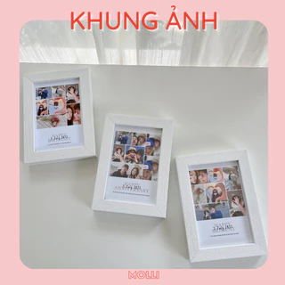 Khung ảnh để bàn molli.store__ 10x15 & 15x21 Mặt Mika tặng kèm chân đế in theo chủ đề