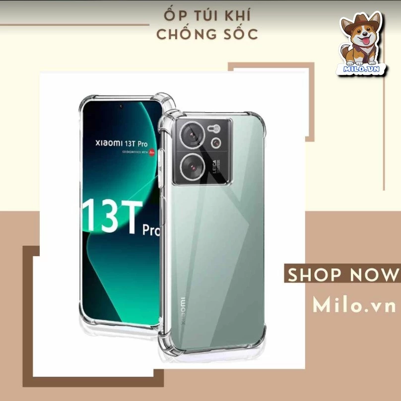 Ốp lưng túi khí cho Xiaomi Mi 13T Pro / K60 ultra chống sốc chống va đập