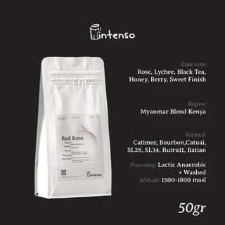 (Gói 50g) Cà Phê Rang Mức Sáng - Red Rose - Intenso Coffee Roasters