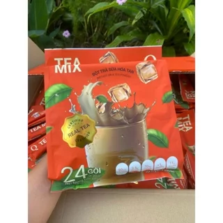 Trà sữa hòa tan tea mix trần quang NUAN uống liền bịch (24 gói x 20g)