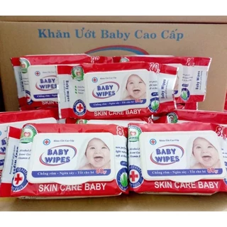 Khăn Uớt Baby Wipes Gói Nhỏ 80gr Không Mùi Dành Cho Bé Sơ Sinh