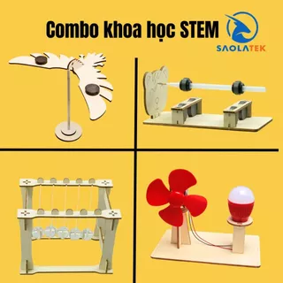 Đồ chơi giáo dục - Combo 4 bộ khoa học STEM cho bé sáng tạo