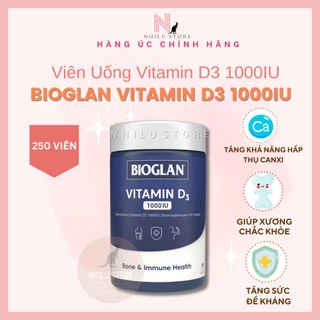 VIÊN UỐNG BỔ SUNG VITAMIN D3 BIOGLAN 1000IU