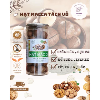 500g Hạt Macca nứt vỏ Daklak nhà trồng size đại 27-29 (hạt mắc ca)