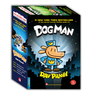Sách - Hộp DOG MAN Trọn bộ 4 tập