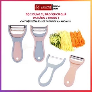 Nạo Rau Củ Dụng Cụ Bào Cắt Củ Quả Đa Năng Lưỡi Răng Cứa Inox Sắc Bén Chắc Chắn