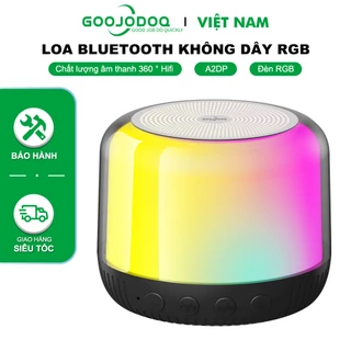 Loa Bluetooth Mini GOOJODOQ RGB Di Động Không Dây Âm Thanh 3 Trong 1 Với USB Micro Cho Điện Thoại Đảm bảo tính xác thực