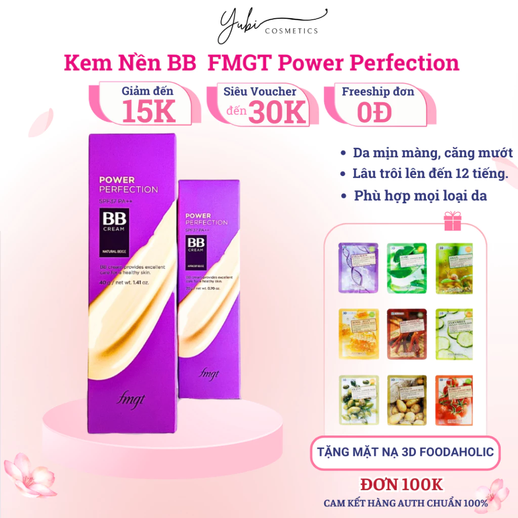 Kem nền BB CREAM FMGT Power Perfection Hàn Quốc - Yubi Shop