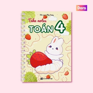 Sổ Tay Kiến Thức Toán lớp 4 - Sổ loxo take notes tổng hợp kiến thức (Phiên bản mới nhất)