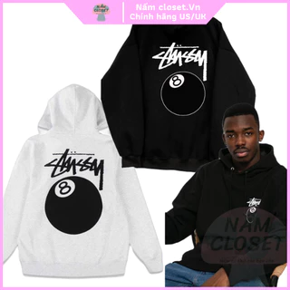 Áo Hoodie Stussy Nỉ Bông Cotton Cao Cấp Siêu Dày Mũ Zip Bassic Form Rộng Unisex Nam Nữ - SX NấmCloset 004