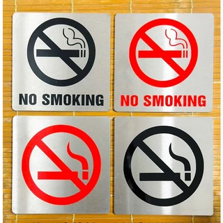 Biển cấm hút thuốc, no smoking, vui lòng không hút thuốc