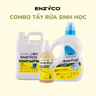 Combo Nước Lau Sàn, Nước Rửa Chén Và Nước Giặt Sinh Học ENZYCO 90% Enzyme Từ Dứa 식기 세정제 Dishwashing liquid