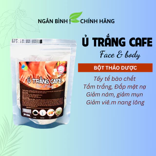 Ủ trắng cafe dưỡng da trắng sáng, làm mờ vết thâm hiệu quả 100gr