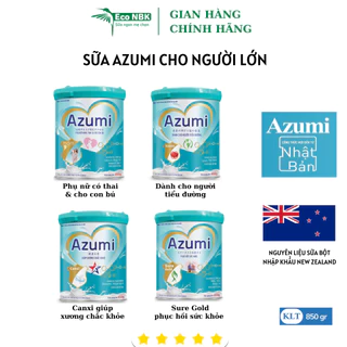 Sữa bột Azumi Canxi cho người già giúp cải thiện xương khớp, ngăn ngừa loãng xương 850g NTC - Nutritionists