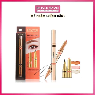 Bút Nhũ Mắt Và Kẻ Mắt 2 In 1 Browit By NongChat Eyemazing Shadow And Liner