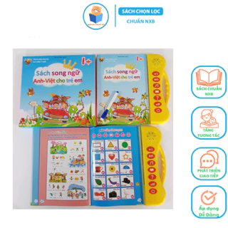 Sách điện tử song ngữ Anh - Việt Thanh Nga cho bé 1-7 tuổi, giúp bé thông minh học tốt tiếng anh