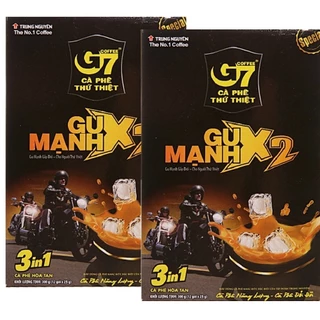 Cà Phê G7 3in1 gu mạnh - Cà phê hòa tan - Hộp 12 gói 25gr