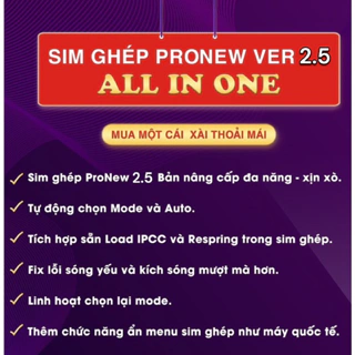 Sim Ghép Pro New 2.5 bản mới nhất