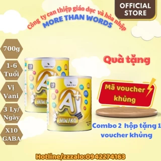 Combo 2 Hộp Sữa miwako A+ 700g vị Vani  date 10/2025