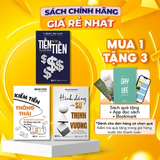 Bộ Sách Hình Dáng Của Sự Thịnh Vượng, Tiền Đẻ Ra Tiền, Kiếm Tiền Thông Thái - Đầu Tư Kiến Thức Làm Giàu - Bizbooks