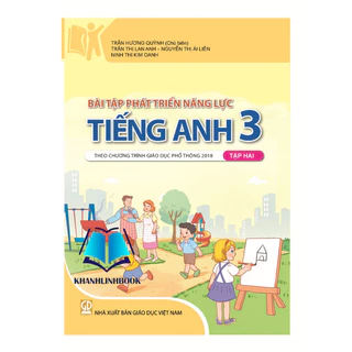 Sách - Bài tập phát triển năng lực Tiếng Anh Lớp 3 - tập 2 (theo chương trình GDPT 2018)