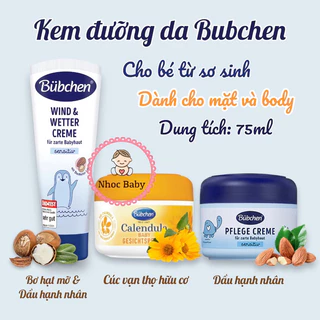 Bubchen | Kem dưỡng da chống nẻ cho bé từ sơ sinh /75gr chuyên dùng cho da mặt & body