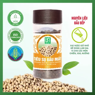 Tiêu sọ hạt Organic Bầu Mây 50g - Hàng xuất khẩu, Tự nhiên không chứa màu tổng hợp