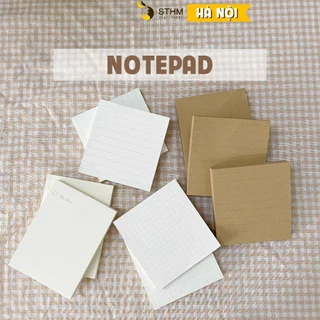 [STHM Hà Nội] - Notepad mini nhiều loại - 8x8cm - Dùng cho ghi chú nhanh