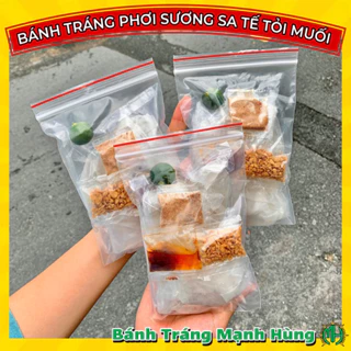 Bánh tráng phơi sương SATE TỎI MUỐI - Bánh tráng Mạnh Hùng