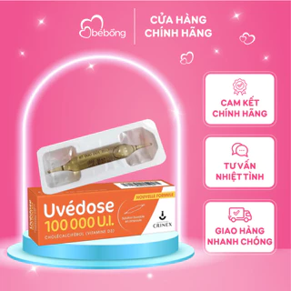 Vitamin D3 Uvedose 100.000IU dạng ống của Pháp