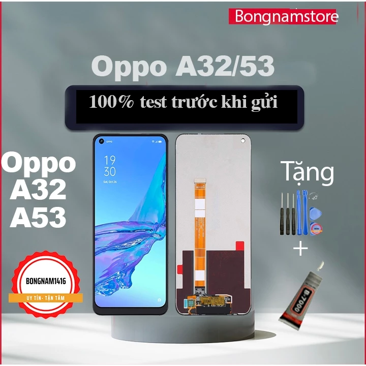 Màn Hình Oppo màn hình oppo A32 / A53 / A53s / A33 / realme C17 / 7i Tặng Kèm Bộ Sửa 8 Trong 1 Và Keo Dán Màn